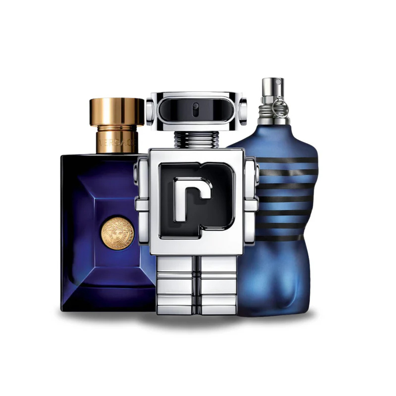 Conjunto de 3 perfumes | Versace DYLAN BLUE + Phantom + Ultra Male