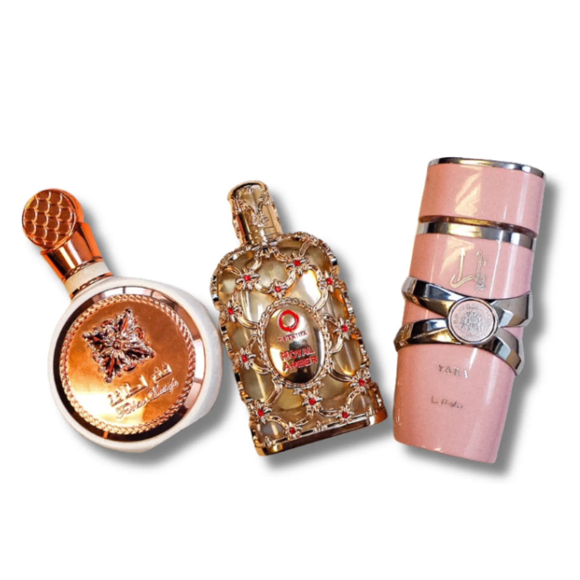 Conjunto de 3 perfumes | Yara + Fakhar + Royal Amber